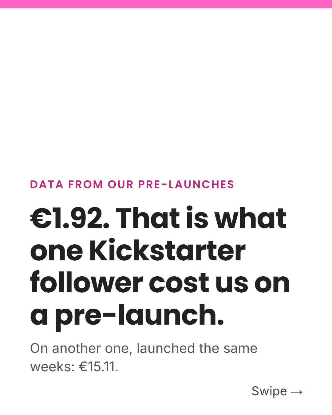 MG note on the real cost of a Kickstarter follower